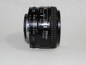 **中古良品　Nikon AF 28mm f/2.8D レンズ*