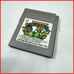 ジャンク●任天堂 ゲームボーイ用ソフト TURTLES2/タートルズ2●ミュータントタートルズ 動作未確認 現状品 中古 レターパック発送 札幌