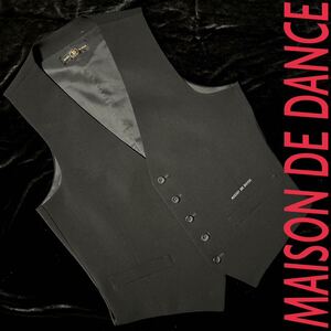 社交ダンス★Maison De Danceメンズベスト★サイズS★ブラック★美品