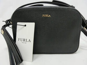 ‡ 0294 【未使用】 フルラ FURLA ショルダーバッグ ミニ ミミ MIMI EAM3 ONYX ブラック/1045690 レザー 肩掛け 斜め掛け 収納巾着付