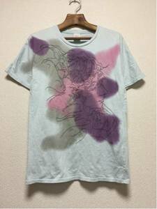 [即決古着]abx/グラフィックTシャツ/半袖/刺繍/薄水色/2