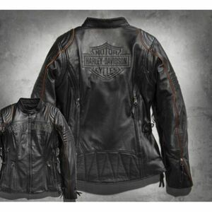 タグ付き！★【未使用/展示品】★HarleyDavidson ハーレーダビッドソン●レディース【M】●シングルレザージャケット★98069-14VW