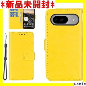 KSK Google Pixel 9 / Pixel 触りが良い耐衝撃 高級合皮上質 手帳型 人気YELLOW 169