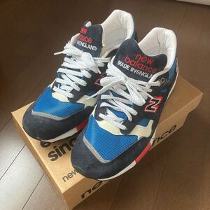 海外限定 NEW BALANCE UK製 M1530NBR 26.5cm 30周年記念 紺 ネイビーxブルーxレッドMADE IN ENGLAND英国イギリス製