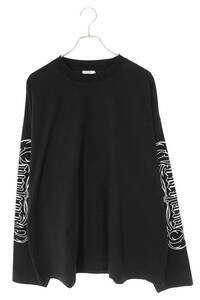 ヴェトモン VETEMENTS 25SS UA66LS620B サイズ:S メタルプリントロングスリーブ長袖カットソー 中古 SB01