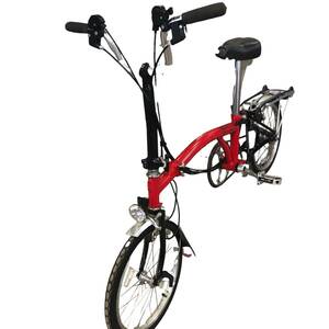 F498 BROMPTON ブロンプトン S6R ハウスレッド 折り畳み式自転車 16インチ 直接取引可 石狩市