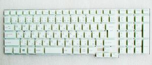 キーボード：新品富士通AH77/S等用(AH544,白/緑）国内発送