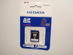 I・O DATA 8GB SDHCメモリーカード 