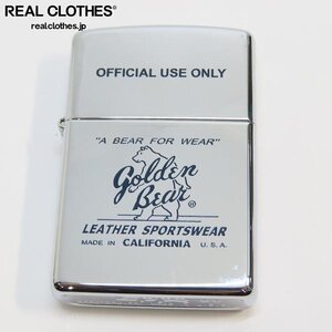 ZIPPO/ジッポー Golden Bear/ゴールデンベア LEATHER SPORTSWEAR/1999年製 /UPK