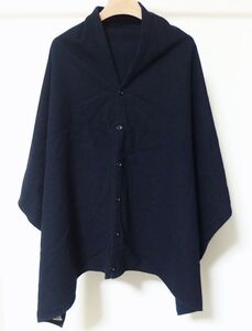 Engineered Garments エンジニアードガーメンツ Button Shawl Wool ウール ボタン ショール ストール 紺