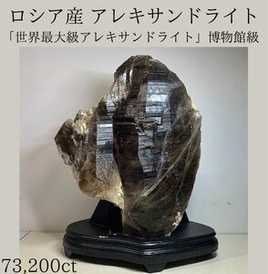  ◆天然宝石原石専門◆ロシア産 アレキサンドライト 14,640g 73,200ct 金緑石 原石 コランダム 天然石鉱物貴石宝飾宝石 ヒスイ DJ106