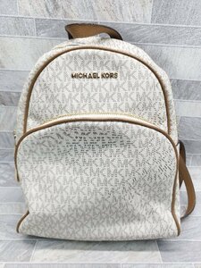 ◇ MICHAEL KORS マイケルコース リュックサック オフホワイト系 ベージュ レディース P