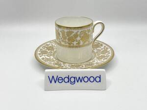 ＊レア＊ WEDGWOOD ウェッジウッド ＊RARE＊ GOLD DAMASK Espresso Duo ゴールドダマスク エスプレッソコーヒーカップ＆ソーサー *L302