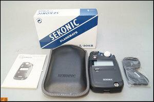 税込◆未使用◆SEIKONIC FLASHMATE L-308B 露出計 専用ケース・箱付 カメラ フラッシュメイト-B4-9090