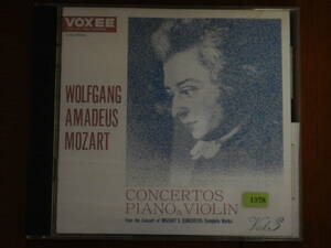 1378◆モーツァルト：ピアノ協奏曲・バイオリン協奏曲・ディベルティメント MOZART PIANO CONCERTO No.9 VIOLIN CONCERTO No.1 