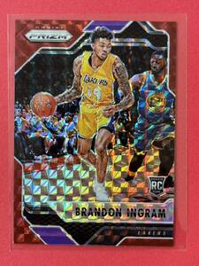 ブランドン・イングラム レッドプリズム ルーキーカード 2016-17 Panini Mosaic Rookie Card Brandon Ingram ワールドカップアメリカ代表