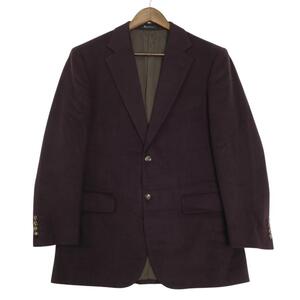 アクアスキュータム Aquascutum カシミヤ テーラード ジャケット ブレザー 2B ブルゾン アウター 上着 94A6 茶 ブラウン ur21