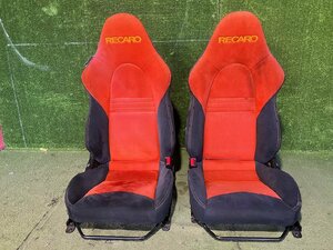 Y管理74654 H22 コペン L880K】訳あり品★ダイハツ純正 RECARO 運転席 助手席 シートヒーター付 ★トリム FQ21 ※助手席 ベルトフック 破損