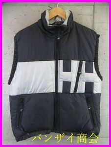 008m101◆90sヴィンテージ◆最強ダウン◆HELLY HANSEN ヘリーハンセン 羽毛ダウンベスト/ダウンジャケット/アウトドア/マウンテンパーカー