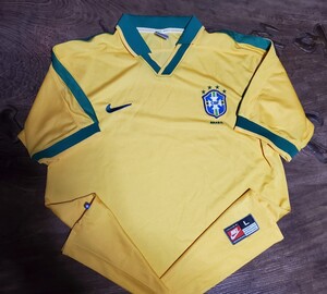 [値下げ交渉] 1997年 コパ・アメリカ & コンフェデ優勝 ブラジル代表 NIKE 検/COPA AMERICA BRAZIL RONALDO ROMARIO ロナウド セレソン Y2K