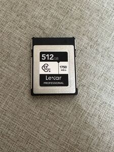 【美品】Lexar Professional CFexpress Type B カード SILVER 512GB