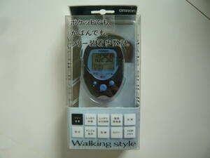 オムロン　omron Walking style 歩数計　HJ-113-K ブラック　新品、未使用品