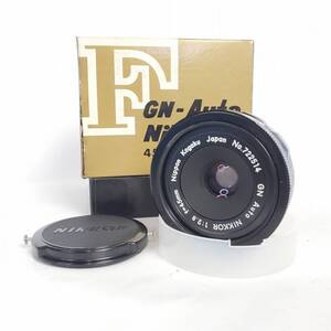 Nikkor NIKKOR GN-Auto 45mm f:2.8P 一眼レフ カメラ レンズ 