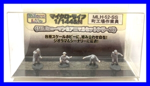 アイコム MLH-52-SS 町工場作業員　　マイクロライフ　人間　ジオラマ　ミニチュア　鉄道模型