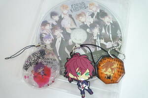 5o4d1A DIABOLIK LOVERS MORE,BLOOD 予約特典ドラマCD ストラップ 逆巻アヤト 他 4点セット まとめ売り 現状品(一部未開封・非売品)