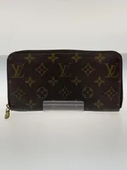 LOUIS VUITTON 1)ジッピー・ウォレット_モノグラム・キャンバス_BRW PVC ブラウン メンズ