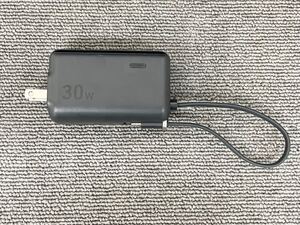 サ)[動作確認済] ANKER アンカー Power Bank 30W 5000mAh Fusion Built-In USB-C Cable A1636 モバイルバッテリー 管理OR