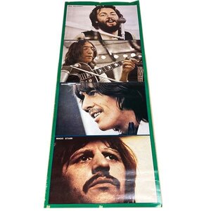 当時物 アップルレコード ビートルズ 特大ポスター 192cm×72.5cm THE BEATLES レトロ