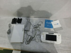 T【R6-56】【100サイズ】任天堂 WiiU ゲーム機本体 周辺機器セット/通電 起動可 ジャンク扱い/※傷 汚れ ヤケ 経年劣化有