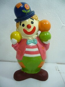 ピエロ貯金箱/インテリア/置物　clown 　piellot アメリカ買い付け品 雑貨