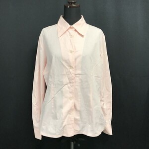 日本製★サブストリート/SAB STREET★長袖シャツ【レディースL-XL程度/薄ピンク/light pink】アトリエサブ/Tops/Shirts◆BH706