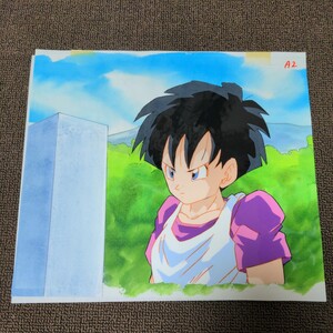 ドラゴンボールZ　セル画　ビーデル　直筆背景付