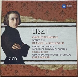 Liszt Orchestral Works For Piano And Orchestra Kurt Masur リスト 管弦楽曲集、ピアノ協奏作品集 クルト・マズア 7CD