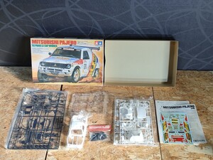 （UA148）TAMIYA プラモデル MITSUBISHI PAJERO 92PARIS LE CAP WINNER 三菱 パジェロ 1/24 未組立品 現状品