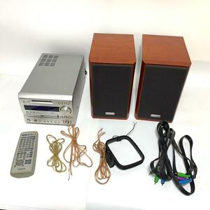 【A4602】ONKYO オンキヨー オンキョー FR-9GXDV D-S9GX DVD/CD/MDチューナーアンプ スピーカーセット 平成レトロ Y2K