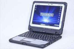 即配 超堅牢 防水防塵 タッチパネル 2in1 タブレット Windows11 バッテリー良好 TOUGHBOOK CF-20E0385VJ i5-7Y57 4GB 128GB 10.1WUXGA