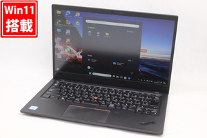 良品 フルHD 14型 Lenovo ThinkPad X1 Carbon Type-20QE Windows11 八世代 i5-8265U 8GB NVMe 256GB-SSD カメラ 無線 Office付 管:1521h