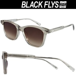 ブラウングラデーションレンズ ブラックフライ FLY EVANS サングラス BlackFlys CLEAR SAGE/BROWN GR.