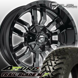 FUEL D595 Sledge ハマー H2 H1 HUMMER 新品 20インチマッドタイヤホイールセット ATTURO TRAIL BLADE MT 35x12.50R20 37x13.50R20