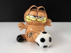 USA ヴィンテージ ENESCO ガーフィールド 置物 Garfield 1980s [ga-474]サッカー