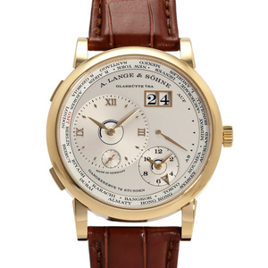 ランゲゾーネ A.LANGE SOHNE ランゲ1 タイムゾーン LSLS1361AA 世界限定100本 136.021 シルバー文字盤 中古 腕時計 メンズ