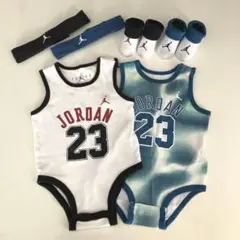 NIKE エアジョーダン　メッシュロンパース　ソックス　ベッドバンド　6-12M