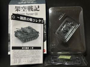 PP 1/144 Ⅲ号戦車L型(パンツァーグラウ塗装)+37mm対戦車砲Pak36 【同梱可能】ポピー 架空戦記 マイクロアーマー 3号戦車