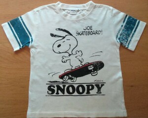 SHIPS Kids　シップス　キッズ　SNOOPY　スヌーピー　半袖　Tシャツ　120　PEANUTS　ピーナッツ　スケートボード　スケボー　ヴィンテージ