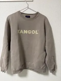 KANGOL ベージュ スウェット LL ポケット付き