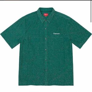 supreme シュプリーム Lurex S/S Shirt Green M ルレックス 半袖シャツ グリーン M